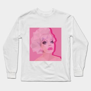 Bianca Del Rio Polygon Design Long Sleeve T-Shirt